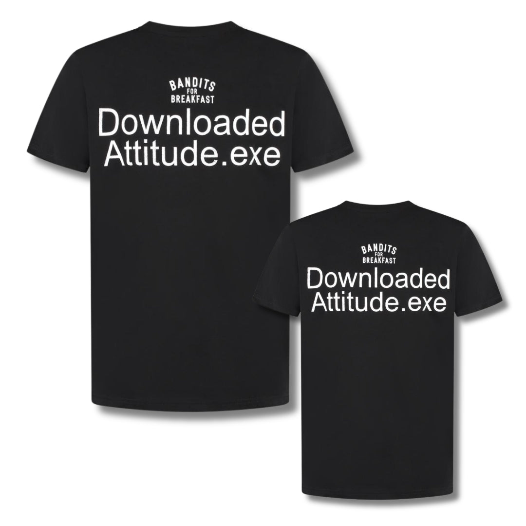 Downloaded, Zwart, Vader en Zoon T-shirt