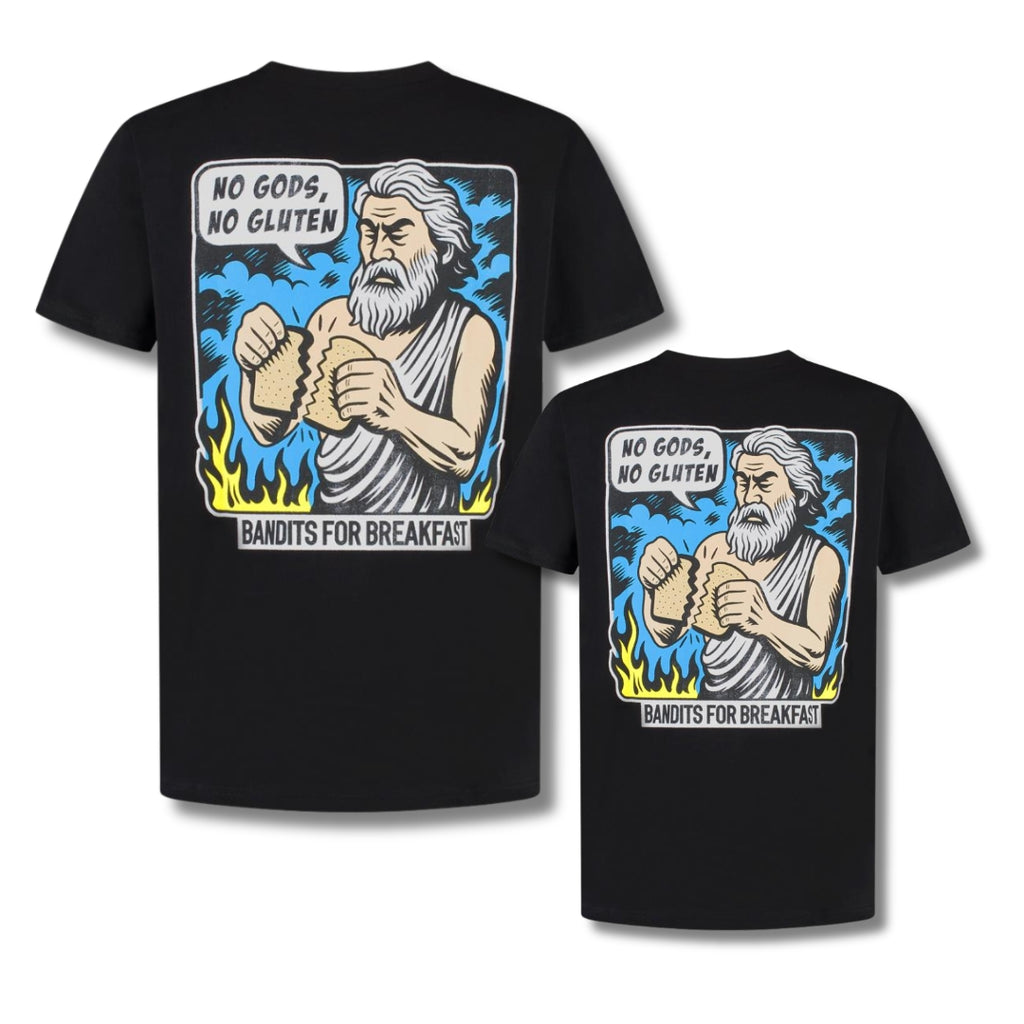 No Gods, Zwart, Vader en Zoon T-shirt