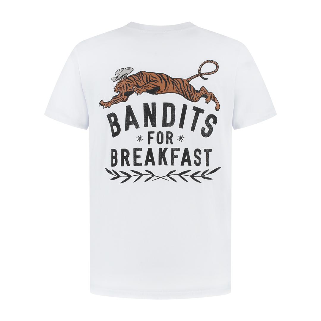 Tiger, Wit, T-shirt Jongens