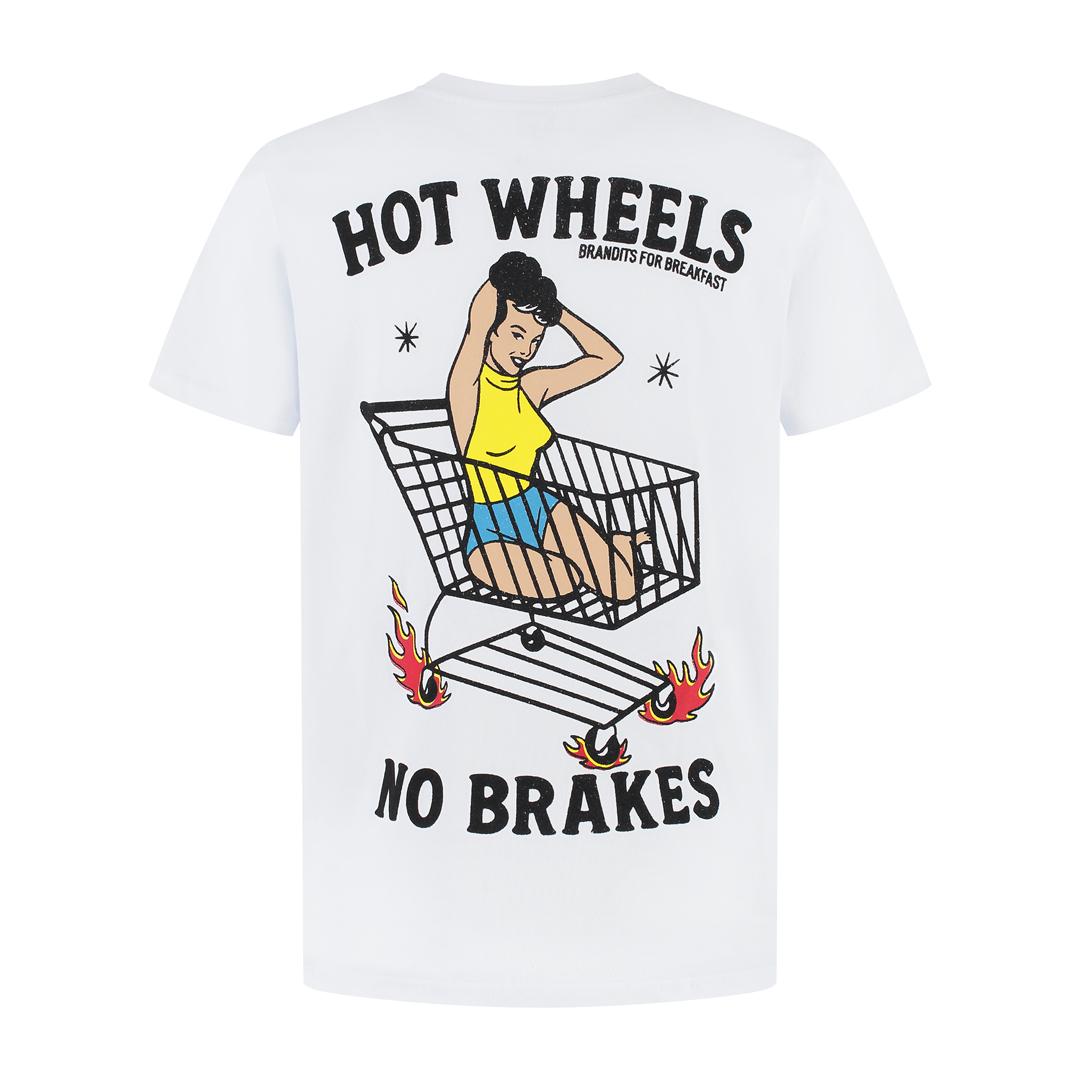 Hot Wheels, Wit, T-shirt Heren