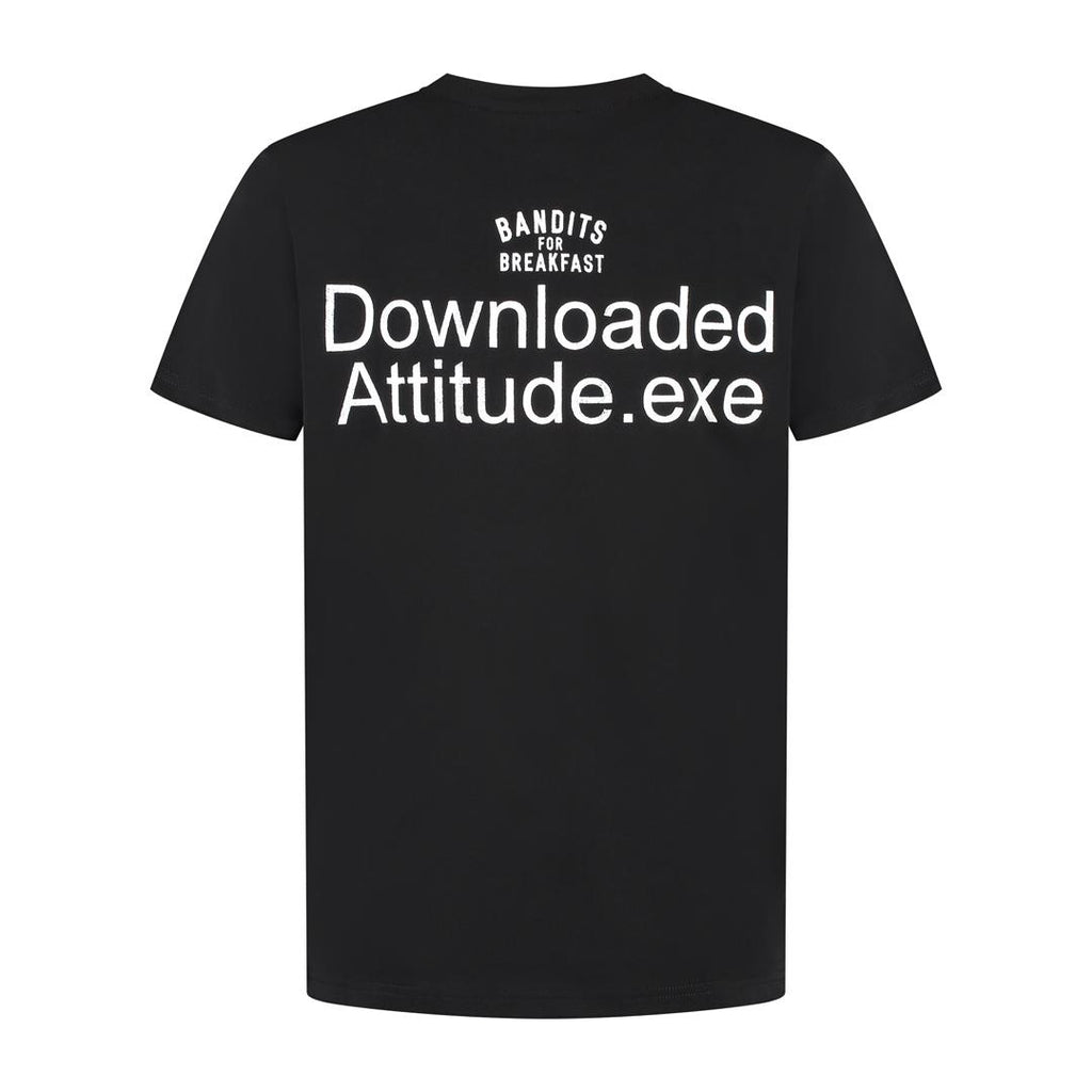 Downloaded, Zwart, T-shirt Jongens