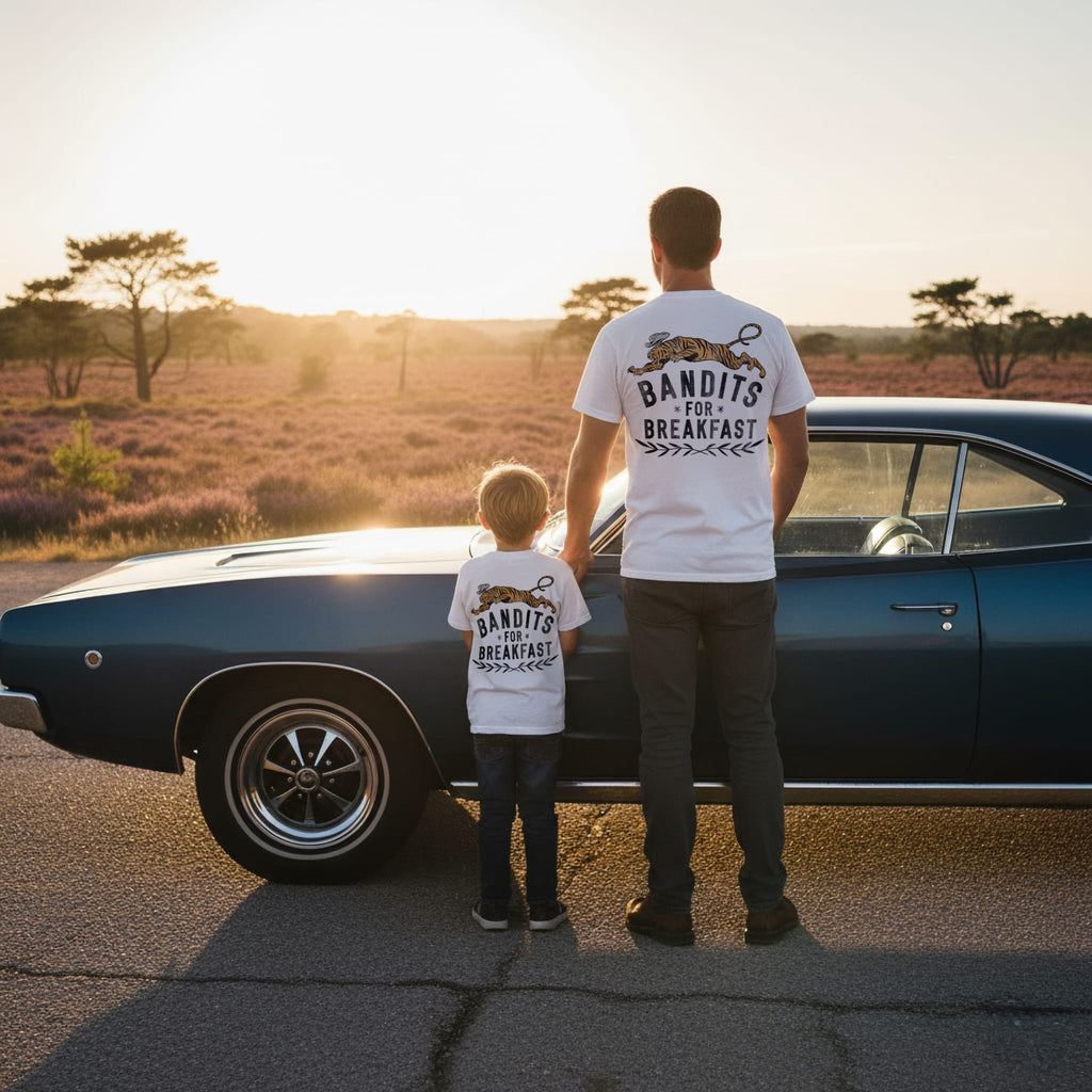 Tiger, Wit, Vader en Zoon T-shirt